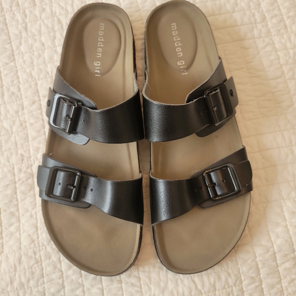 Madden Girl Black Sandals